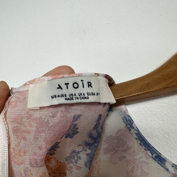 Atoir The Solo Mini Dress Size 4 Cut-Out in Romance Patch - Picture 6 of 12